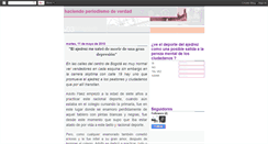 Desktop Screenshot of haciendoperiodismodeverdad.blogspot.com