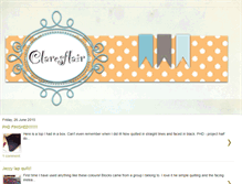 Tablet Screenshot of claresflair.blogspot.com