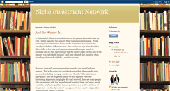 Desktop Screenshot of nicheinvestment.blogspot.com