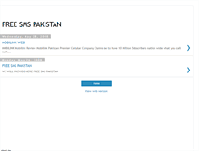 Tablet Screenshot of freesmspakistan.blogspot.com