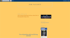 Desktop Screenshot of jobsvacancy4u.blogspot.com