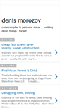 Mobile Screenshot of denismorozov.blogspot.com