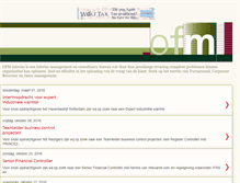 Tablet Screenshot of ofm-groep.blogspot.com