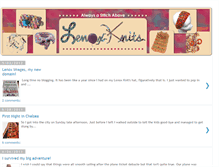 Tablet Screenshot of lenoxknits.blogspot.com