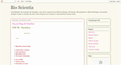 Desktop Screenshot of bioscientia.blogspot.com
