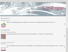 Tablet Screenshot of corailrouge.blogspot.com