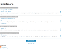 Tablet Screenshot of bisiestenario.blogspot.com