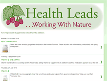 Tablet Screenshot of healthleadsuk.blogspot.com