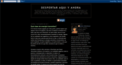 Desktop Screenshot of despertaraquiyahora.blogspot.com