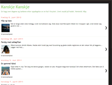 Tablet Screenshot of kanskjeloggen.blogspot.com