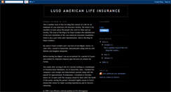 Desktop Screenshot of lusoamericanlife.blogspot.com