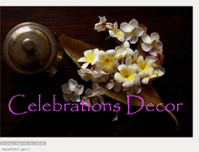 Tablet Screenshot of celebrationsdecor.blogspot.com