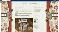 Desktop Screenshot of evasbastelstube.blogspot.com