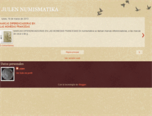 Tablet Screenshot of julennumismatika.blogspot.com