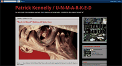 Desktop Screenshot of patrickkennellyunmarked.blogspot.com