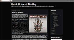 Desktop Screenshot of metalalbumoftheday.blogspot.com