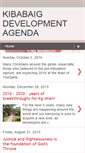 Mobile Screenshot of kibabaigdevelopmentagenda.blogspot.com