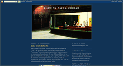 Desktop Screenshot of alguienenlaciudad.blogspot.com