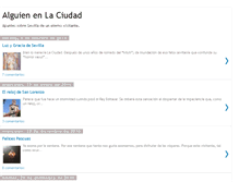 Tablet Screenshot of alguienenlaciudad.blogspot.com