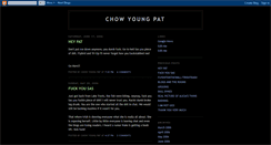 Desktop Screenshot of chowyoungpat.blogspot.com