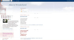 Desktop Screenshot of alice-alicewonders.blogspot.com