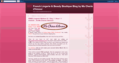 Desktop Screenshot of lingerieboutique.blogspot.com