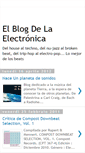 Mobile Screenshot of elblogdelaelectronica.blogspot.com