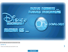 Tablet Screenshot of disneydescargas1.blogspot.com