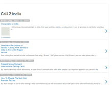 Tablet Screenshot of calling2indiafromabroad.blogspot.com