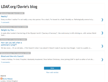 Tablet Screenshot of ldafdaviesblog.blogspot.com