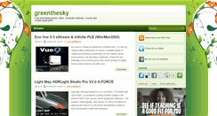 Desktop Screenshot of greenthesky.blogspot.com