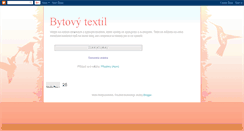 Desktop Screenshot of bytovy-textil.blogspot.com