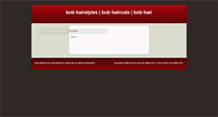 Desktop Screenshot of modernbobhair.blogspot.com
