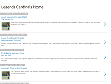 Tablet Screenshot of legendscardinals.blogspot.com