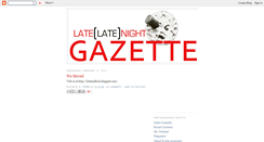 Desktop Screenshot of nightgazette.blogspot.com