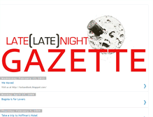 Tablet Screenshot of nightgazette.blogspot.com