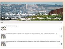 Tablet Screenshot of conferenciaborder.blogspot.com