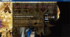 Desktop Screenshot of lastnightsglitter.blogspot.com