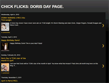 Tablet Screenshot of chickflicksdorisday.blogspot.com