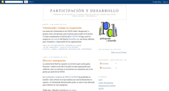 Desktop Screenshot of participacionydesarrollo.blogspot.com