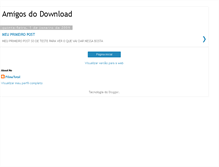 Tablet Screenshot of amigosdodownload.blogspot.com