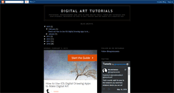 Desktop Screenshot of digitalarttutorials.blogspot.com