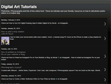 Tablet Screenshot of digitalarttutorials.blogspot.com