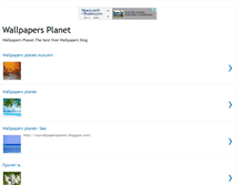 Tablet Screenshot of mywallpapersplanet.blogspot.com