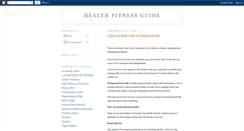 Desktop Screenshot of physical-fitness-guide.blogspot.com