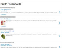 Tablet Screenshot of physical-fitness-guide.blogspot.com