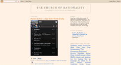 Desktop Screenshot of churchofrationality.blogspot.com