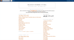 Desktop Screenshot of blogssobrecuba.blogspot.com