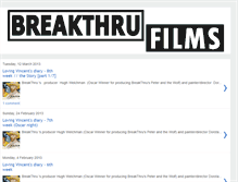 Tablet Screenshot of breakthrufilms.blogspot.com