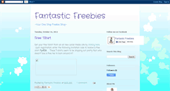 Desktop Screenshot of freebiefantastic.blogspot.com